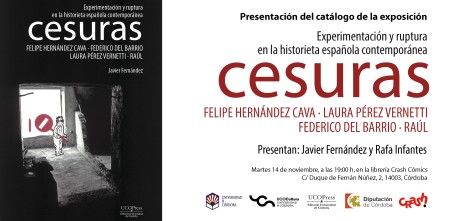 En este momento estás viendo Presentación del catálogo de la exposición «Cesuras»