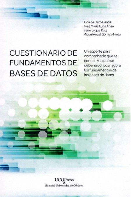 Lee más sobre el artículo UCOPress acaba de publicar Cuestionario de Fundamentos de Bases de Datos