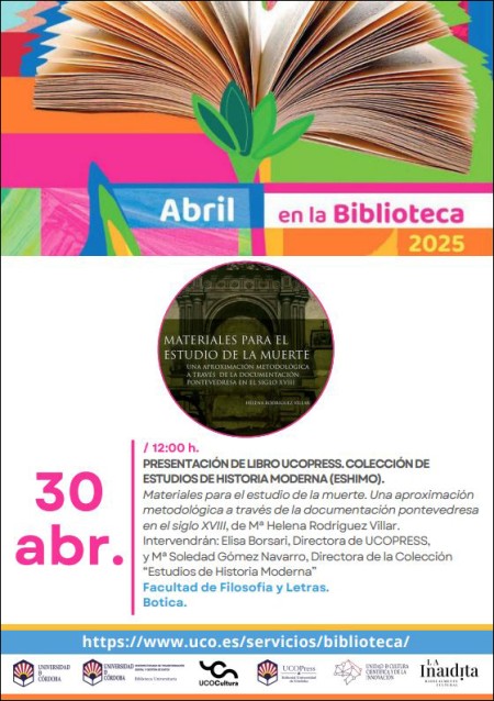 Lee más sobre el artículo UCOPress presenta «Materiales para el estudio de la muerte» de M.ª Helena Rodríguez Vilar