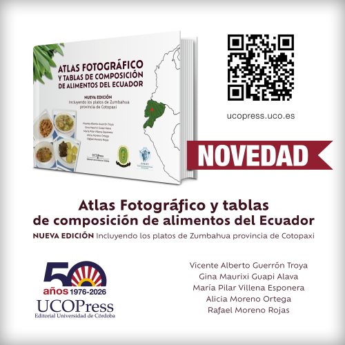 Novedad UCOPress «Atlas fotográfico y tablas de composición de alimentos del Ecuador»