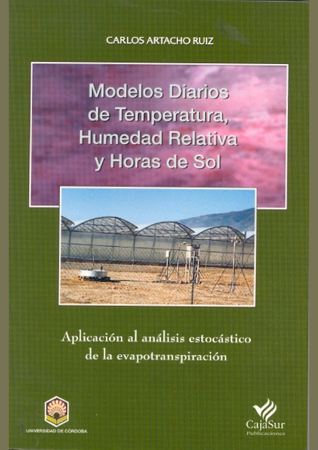 Modelos diarios de temperatura, humedad relativa y horas de sol.