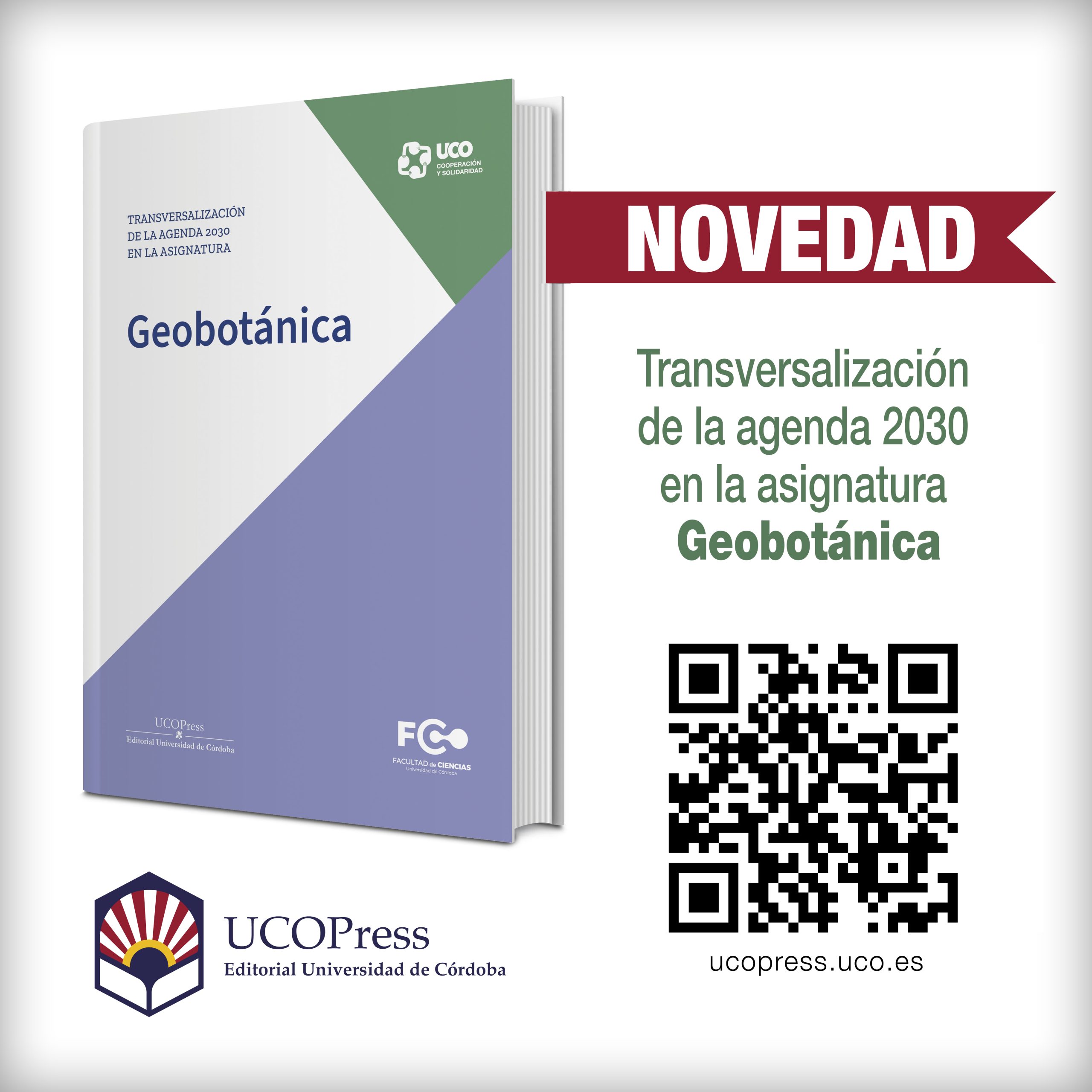 You are currently viewing New Publication from UCOPress: “Transversalización de la agenda 2030 en la asignatura Geobotánica”