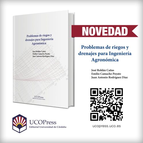 Novedad UCOPress «Problemas de Riegos y Drenajes para Ingeniería Agronómica»
