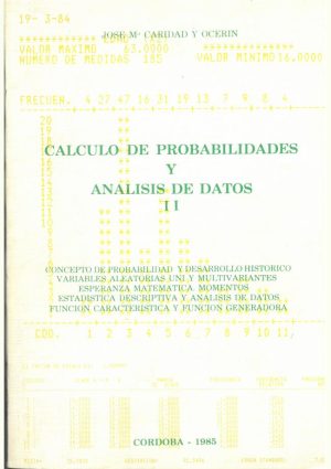 Cálculo de probabilidades y análisis de datos II