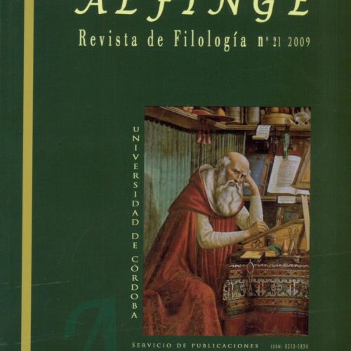 El Servicio de Publicaciones de la Universidad de Córdoba edita un nuevo número (21) de la revista de Filología «Alfinge»