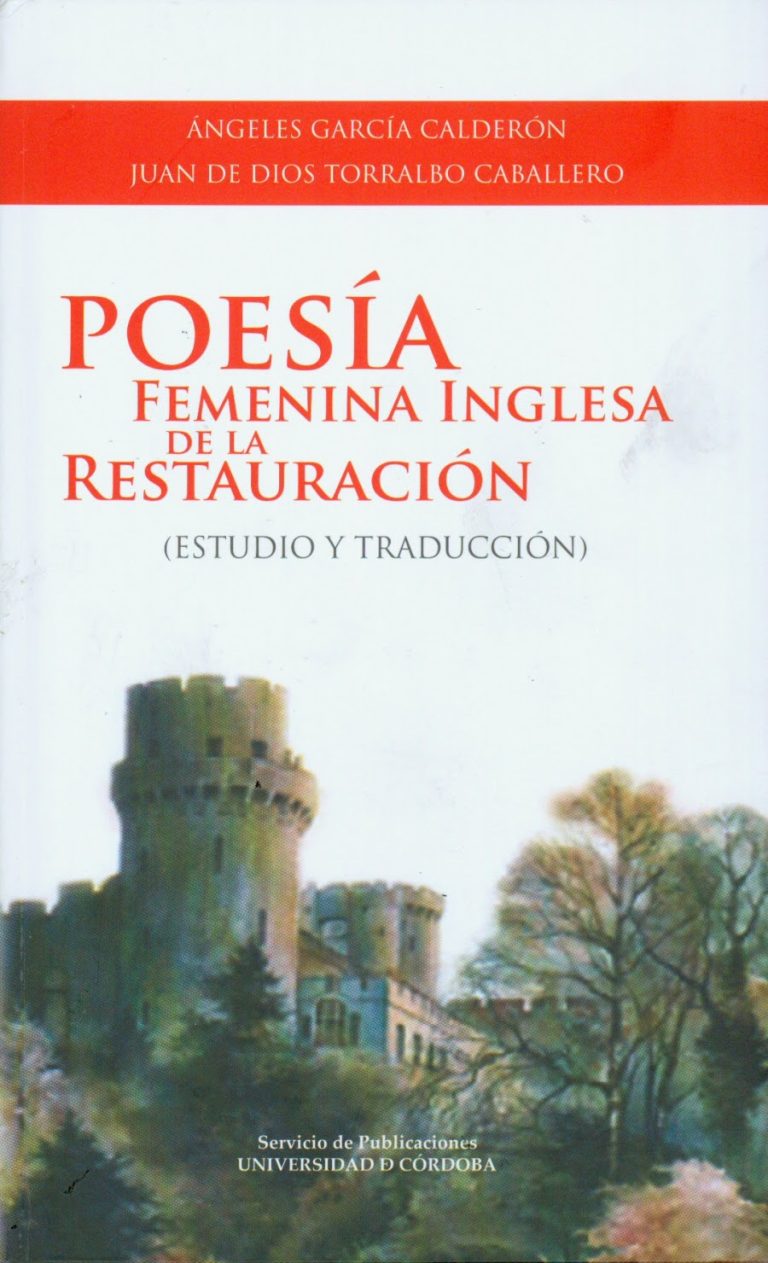 Read more about the article “Poesía femenina inglesa de la Restauración,” New Book from Universidad de Córdoba Press