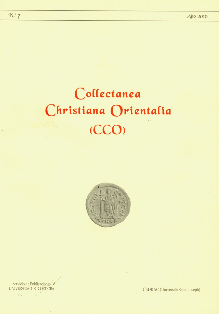 You are currently viewing El Servicio de Publicaciones de la Universidad de Córdoba edita el número siete de la Revista «Collectanea Christiana Orientalia»